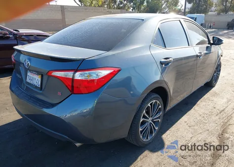 2015 Toyota Corolla S Plus из США, поврежденный, VIN 5YFBURHE4FP184116